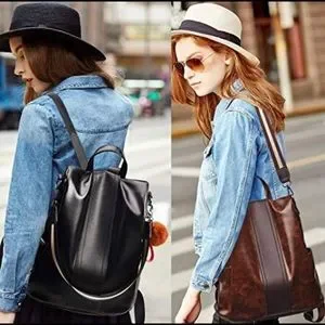?New women backpack with Anti Theft Waterproof Detachable Convertible bag Amazon.com: LOVEVOOK Backpack Purse for Women, Convertible  main image 3